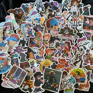 84 pieces Friday Night Funkin' vinyl stickers